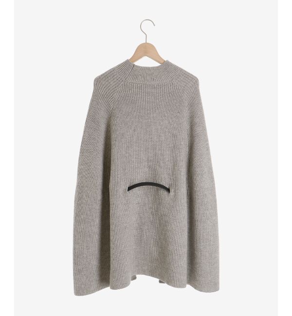 MAJESTICLEGON「ベルトセットケープニット」|ニット・セーター|
