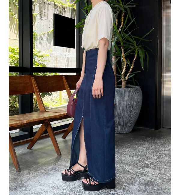 MAJESTICLEGON「前後2wayベロアトップス」|Tシャツ・カットソー|