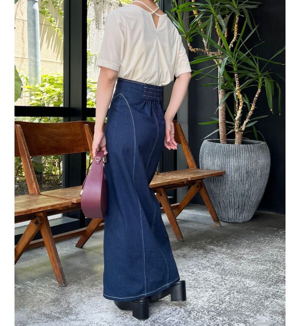 MAJESTICLEGON「前後2wayベロアトップス」|Tシャツ・カットソー|