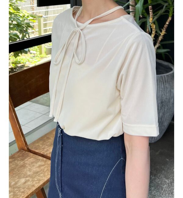 MAJESTICLEGON「前後2wayベロアトップス」|Tシャツ・カットソー|