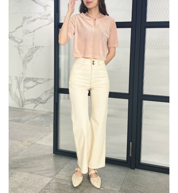 MAJESTICLEGON「前後2wayベロアトップス」|Tシャツ・カットソー|