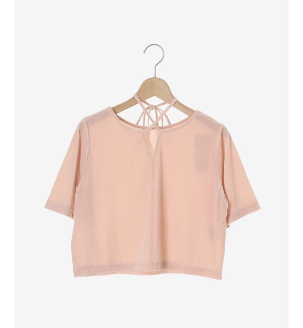 MAJESTICLEGON「前後2wayベロアトップス」|Tシャツ・カットソー|