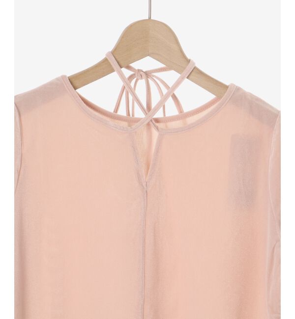 MAJESTICLEGON「前後2wayベロアトップス」|Tシャツ・カットソー|