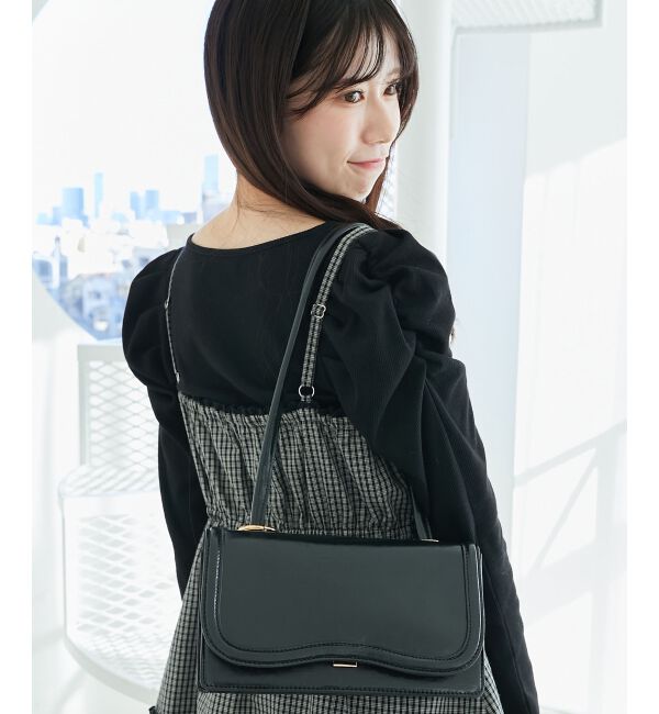 MAJESTICLEGON「クルーネックパワショルリブトップス」|Tシャツ・カットソー|