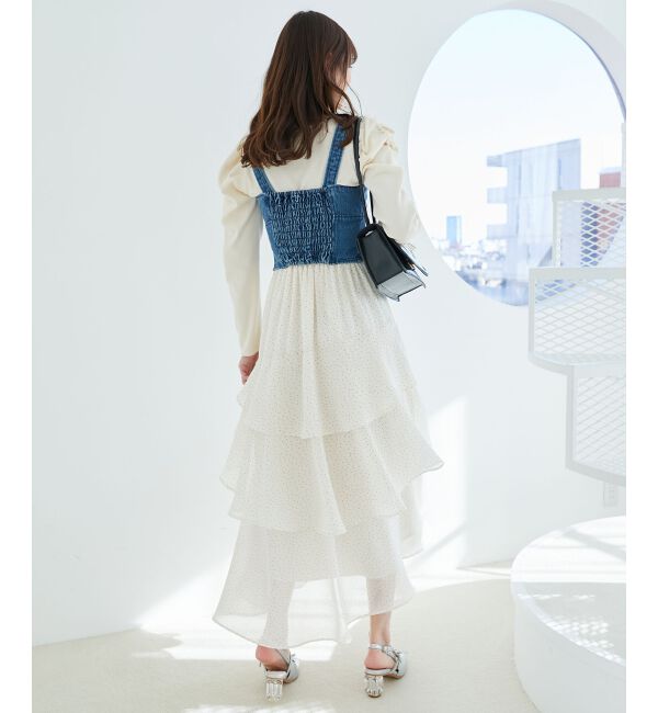 MAJESTICLEGON「クルーネックパワショルリブトップス」|Tシャツ・カットソー|