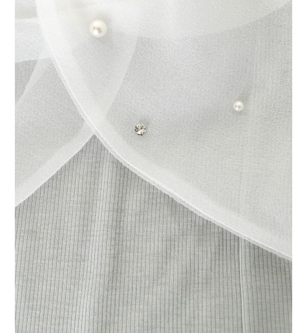  「キラキラビジューオフショルトップス」|Tシャツ・カットソー|