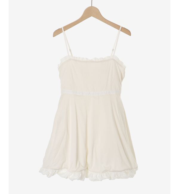  「カーデ&times;バルーンキャミワンピセット」|ワンピース|