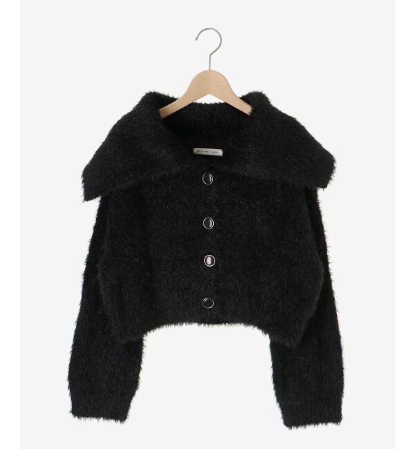  「キラフワビッグカラーハートカーデ」|カーディガン|