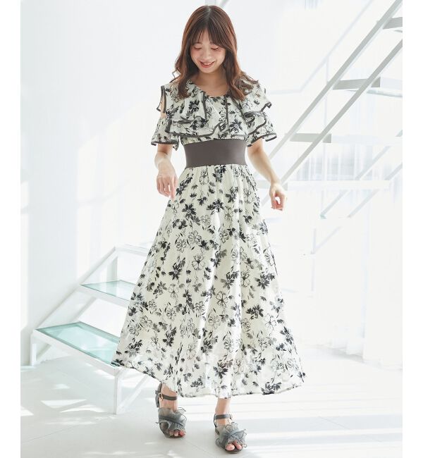  「ダブルカラーコルセットワンピース」|ワンピース|