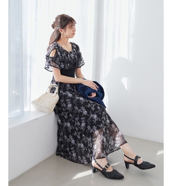  「ダブルカラーコルセットワンピース」|ワンピース|