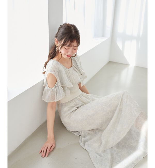  「ダブルカラーコルセットワンピース」|ワンピース|