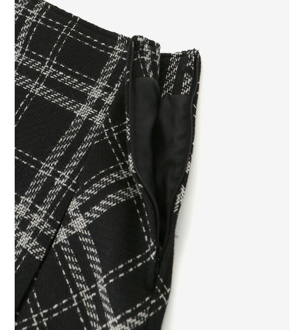  「ボックスプリーツフレアミニスカパン」|スカート|