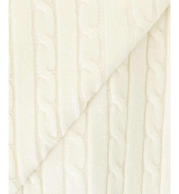  「ゴールドボタンケーブルニットカーデ」|カーディガン|