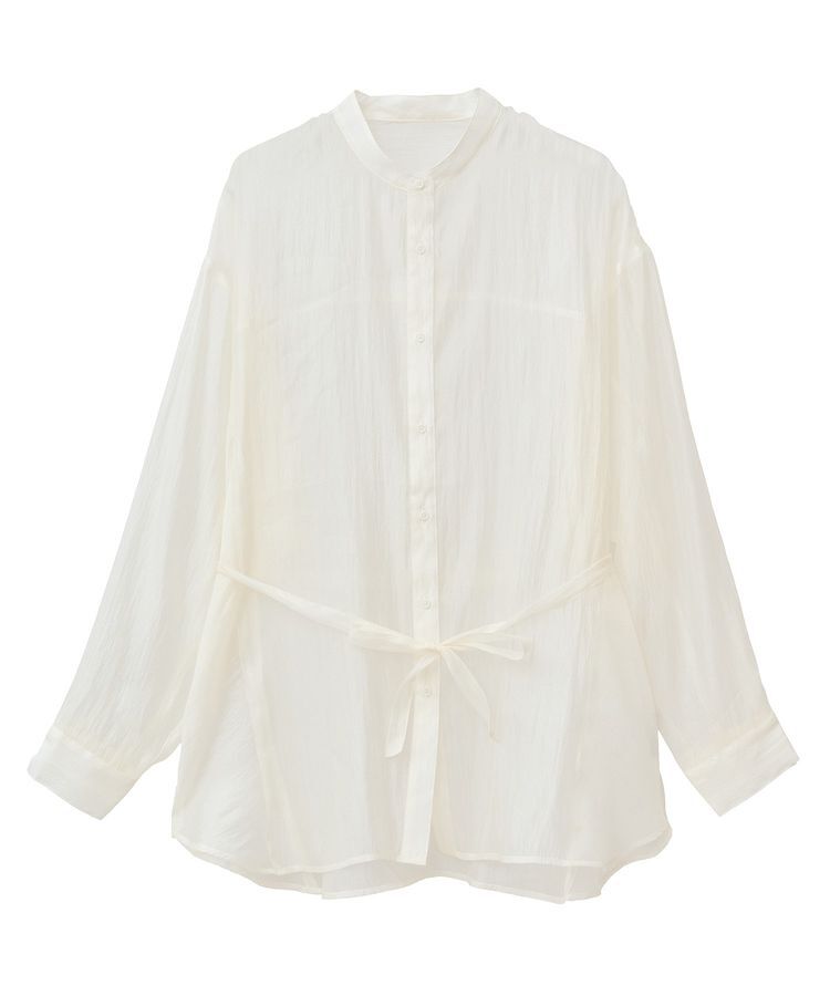 earth music&ecology「ウエストベルトシアーシャツ」|シャツ・ブラウス|