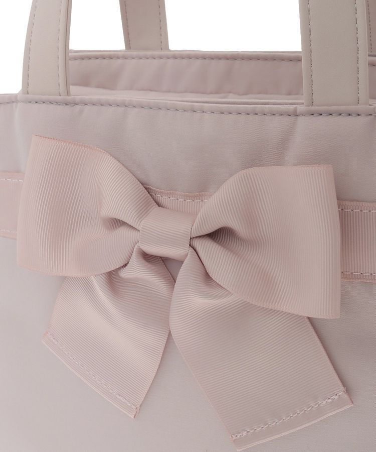 Maison de FLEUR「グログランリボン3ルーム2Wayトートバッグ」|トートバッグ|