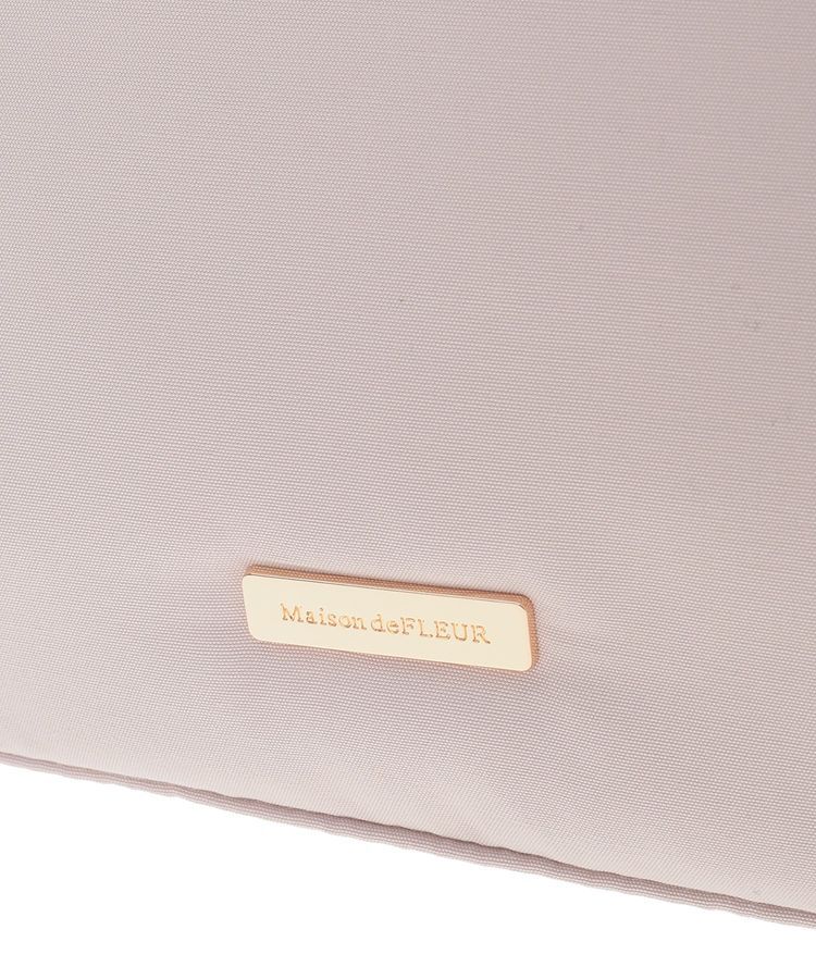 Maison de FLEUR「グログランリボン3ルーム2Wayトートバッグ」|トートバッグ|