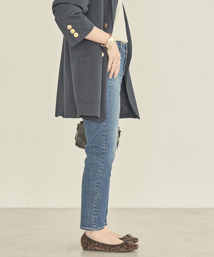 AMERICAN HOLIC「【WEB限定・小柄女性向け】テーパードデニム」|デニム|