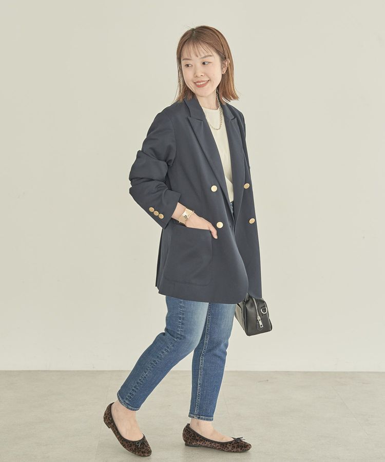 AMERICAN HOLIC「【WEB限定・小柄女性向け】テーパードデニム」|デニム|