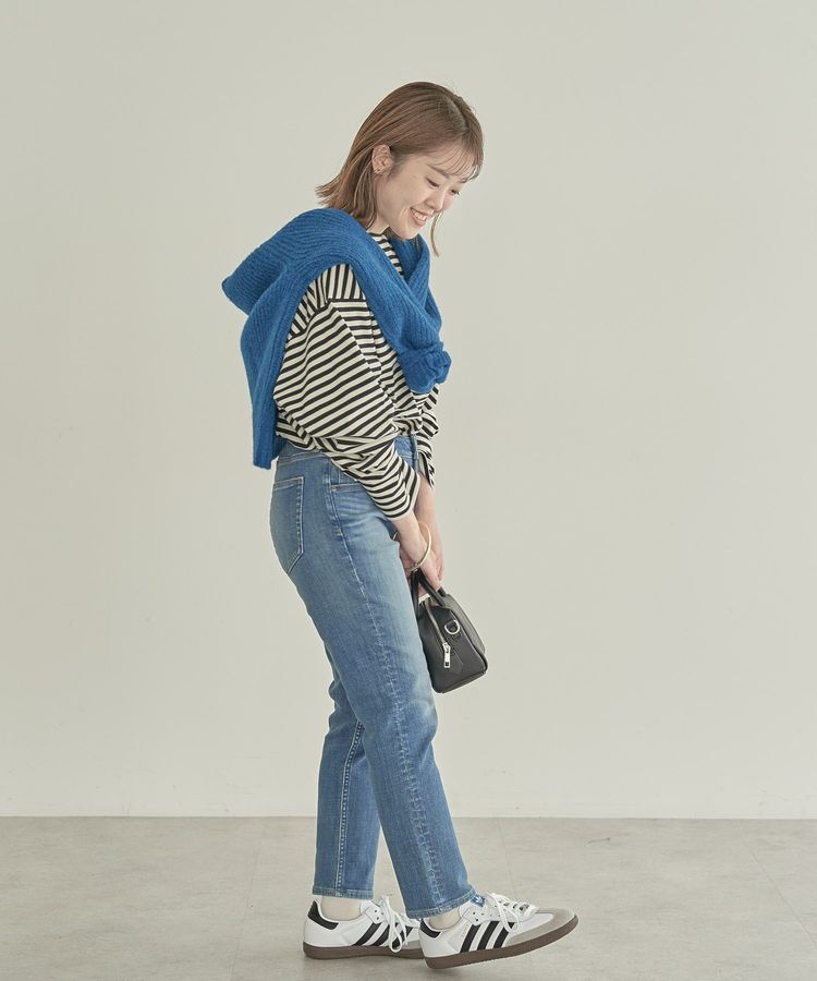 AMERICAN HOLIC「【WEB限定・小柄女性向け】テーパードデニム」|デニム|