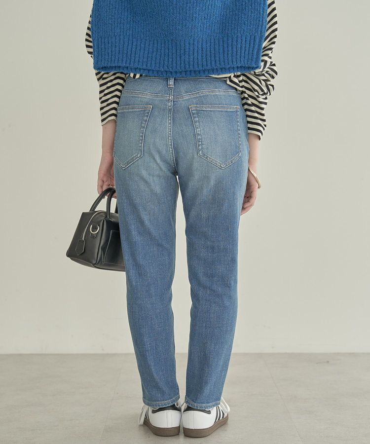 AMERICAN HOLIC「【WEB限定・小柄女性向け】テーパードデニム」|デニム|