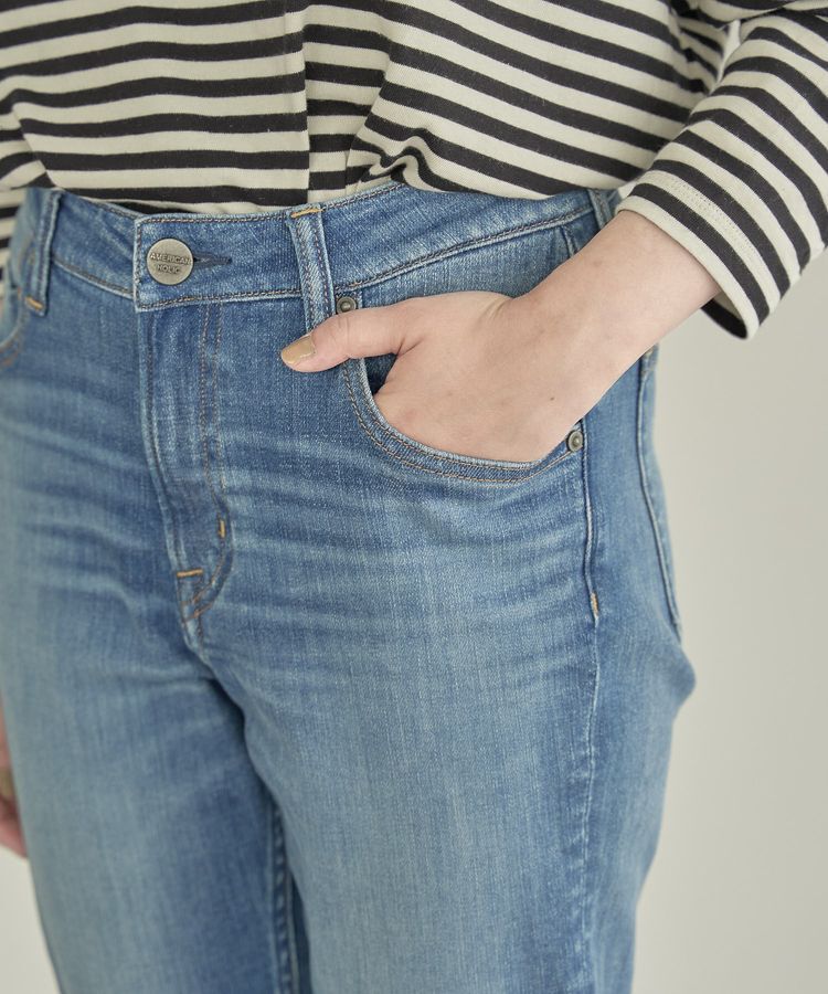 AMERICAN HOLIC「【WEB限定・小柄女性向け】テーパードデニム」|デニム|