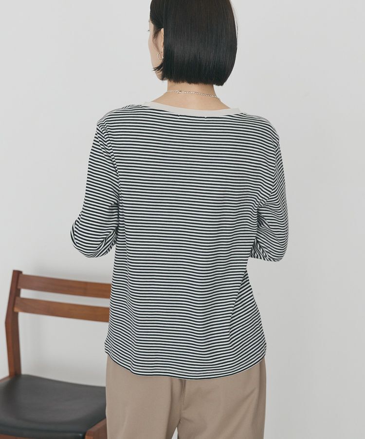 AMERICAN HOLIC「袖チュールレイヤードプルオーバー」|Tシャツ・カットソー|