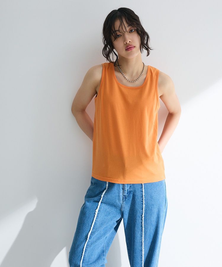 Green Parks「インド綿 SET2点 刺繍ブラウス+タンクトップ」|シャツ・ブラウス|