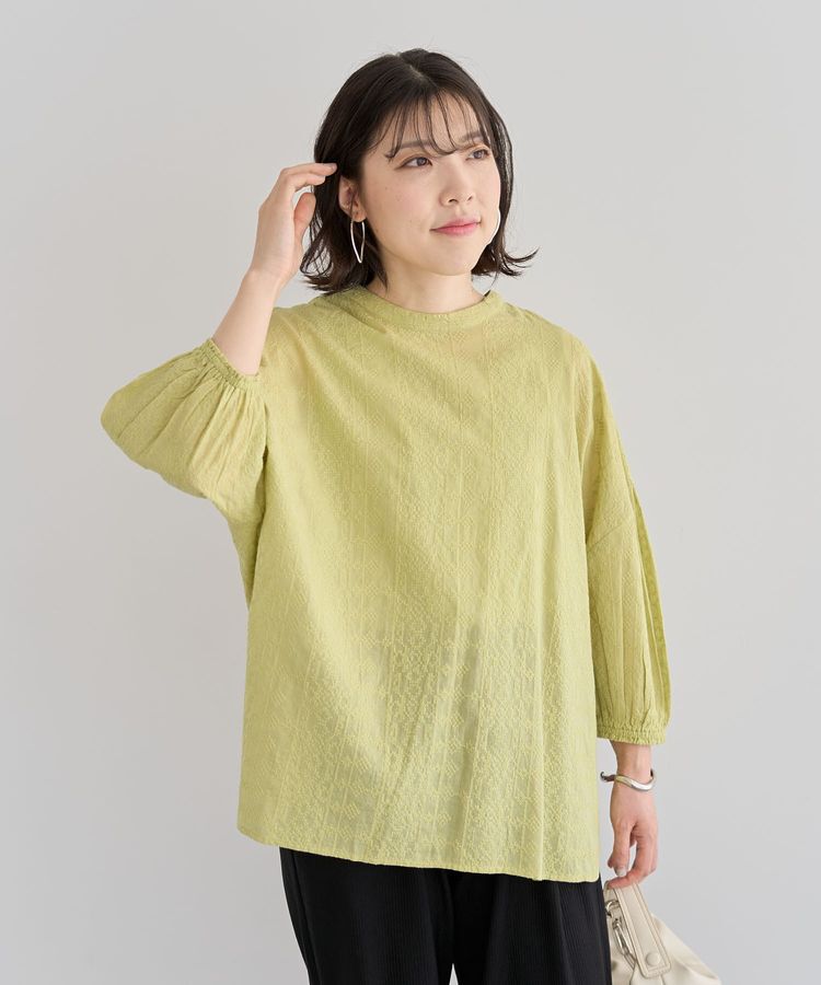 Green Parks「インド綿 SET2点 刺繍ブラウス+タンクトップ」|シャツ・ブラウス|