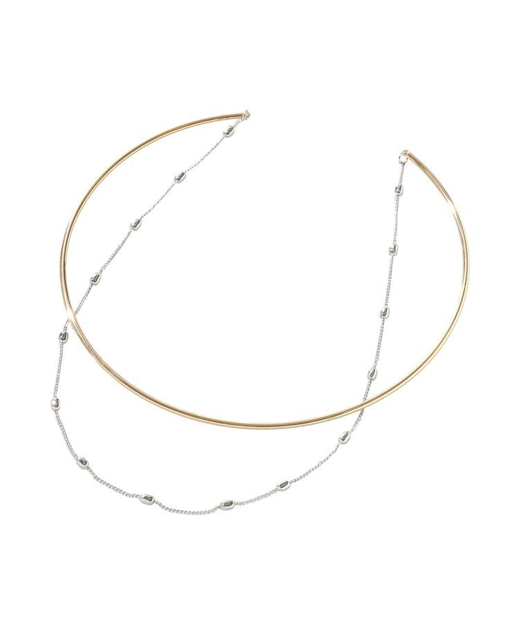 Green Parks「チェーン付きチョーカー」|ネックレス|Gold