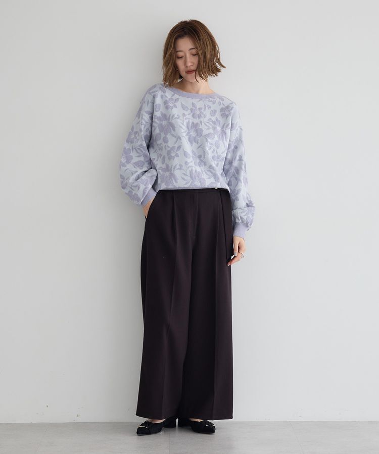 YECCA VECCA「金釦アクセントベルトワイドパンツ」|その他|