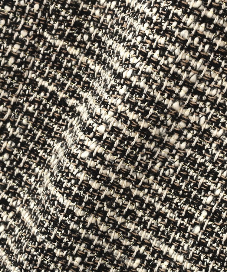 YECCA VECCA「ツイードペプラムジレ」|ベスト・ジレ|