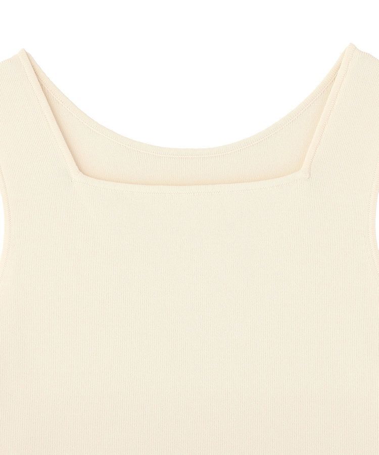 YECCA VECCA「2wayスクエアノースリーブニット」|ニット・セーター|