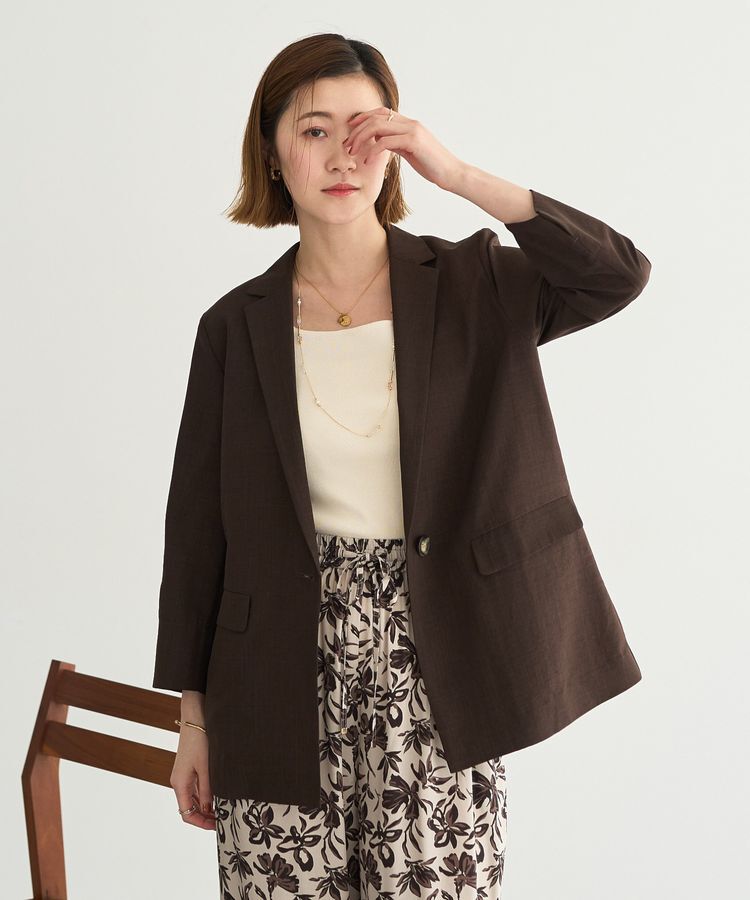 YECCA VECCA「2wayスクエアノースリーブニット」|ニット・セーター|