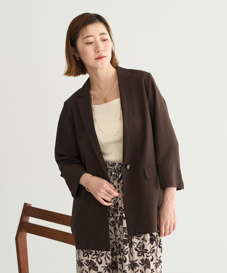 YECCA VECCA「2wayスクエアノースリーブニット」|ニット・セーター|