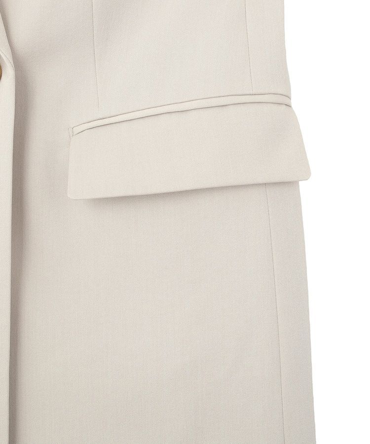 YECCA VECCA「ドライタッチ金釦テーラードジレ」|ベスト・ジレ|