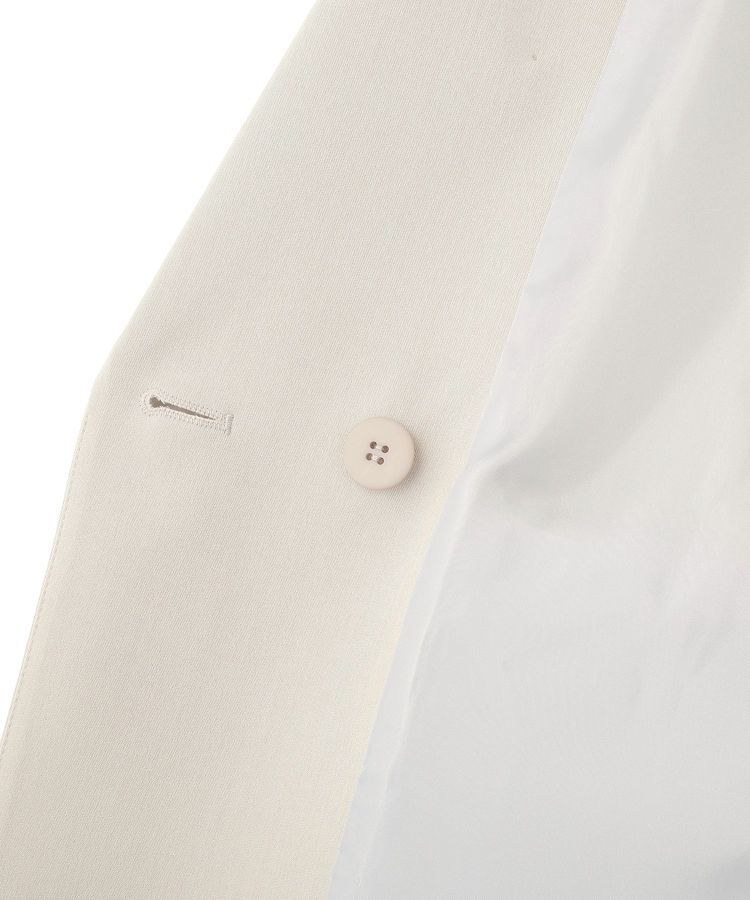 YECCA VECCA「ドライタッチ金釦テーラードジレ」|ベスト・ジレ|