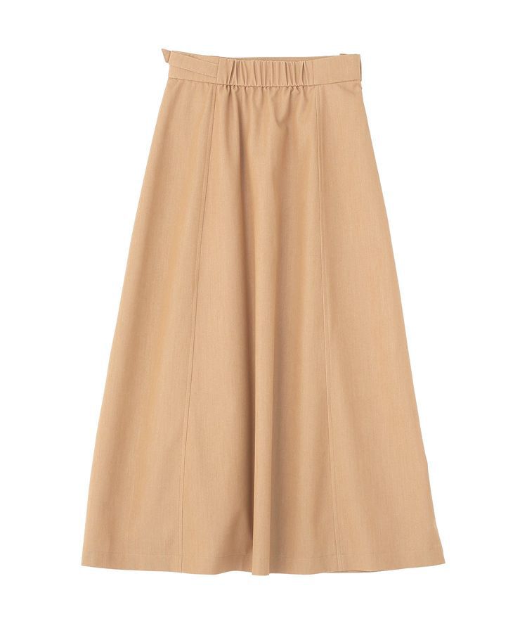 YECCA VECCA「プリーツMIXフレアスカート」|フレア|