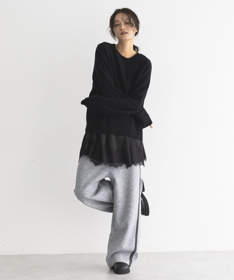 GARAGE OF GOOD CLOTHING「【日本製】カシミア混クループルオーバー」|ニット・セーター|