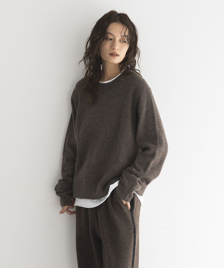 GARAGE OF GOOD CLOTHING「【日本製】カシミア混クループルオーバー」|ニット・セーター|