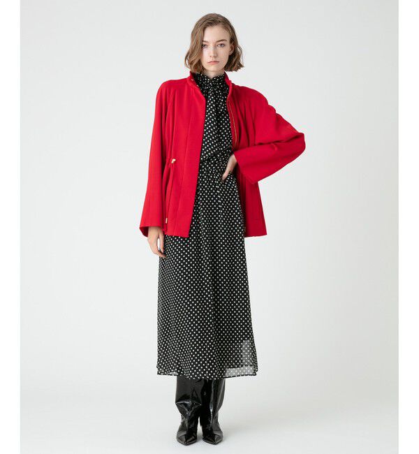 LOULOU WILLOUGHBY「【LOULOU WILLOUGHBY】バックフレアブルゾン」|ブルゾン・スタジャン|