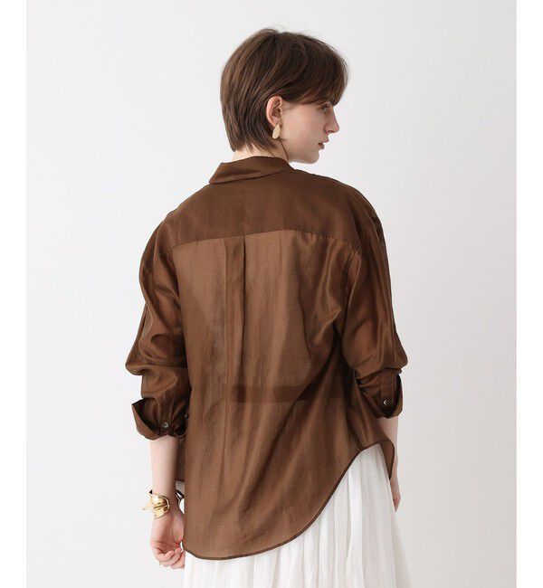 allureville「オーガンシアーシャツ」|シャツ・ブラウス|