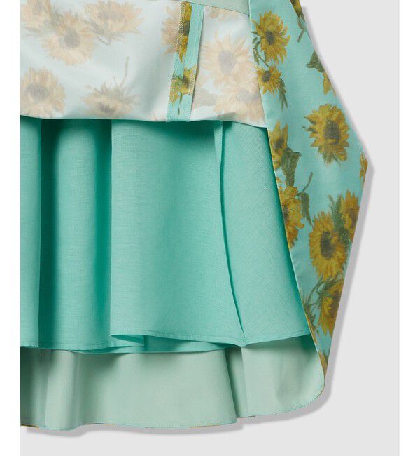 LOULOU WILLOUGHBY「WEB 一部店舗限定【LOULOU WILLOUGHBY】サンフラワープリントギャザースカート」|スカート|