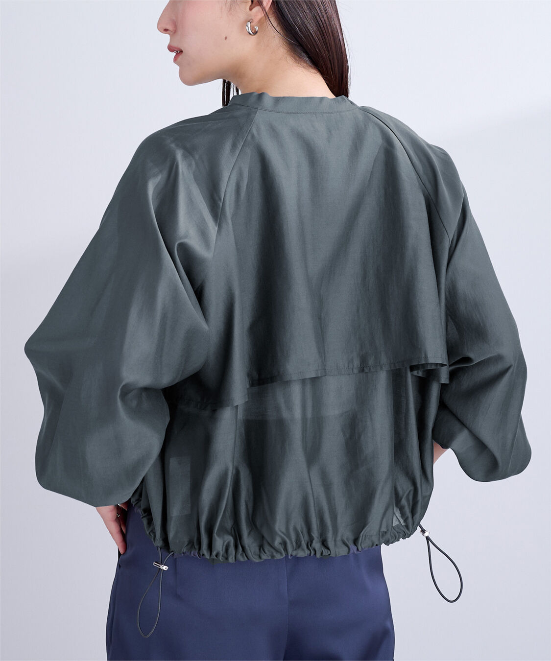 ur's「ドローストリングシアーブルゾン」|ブルゾン・スタジャン|