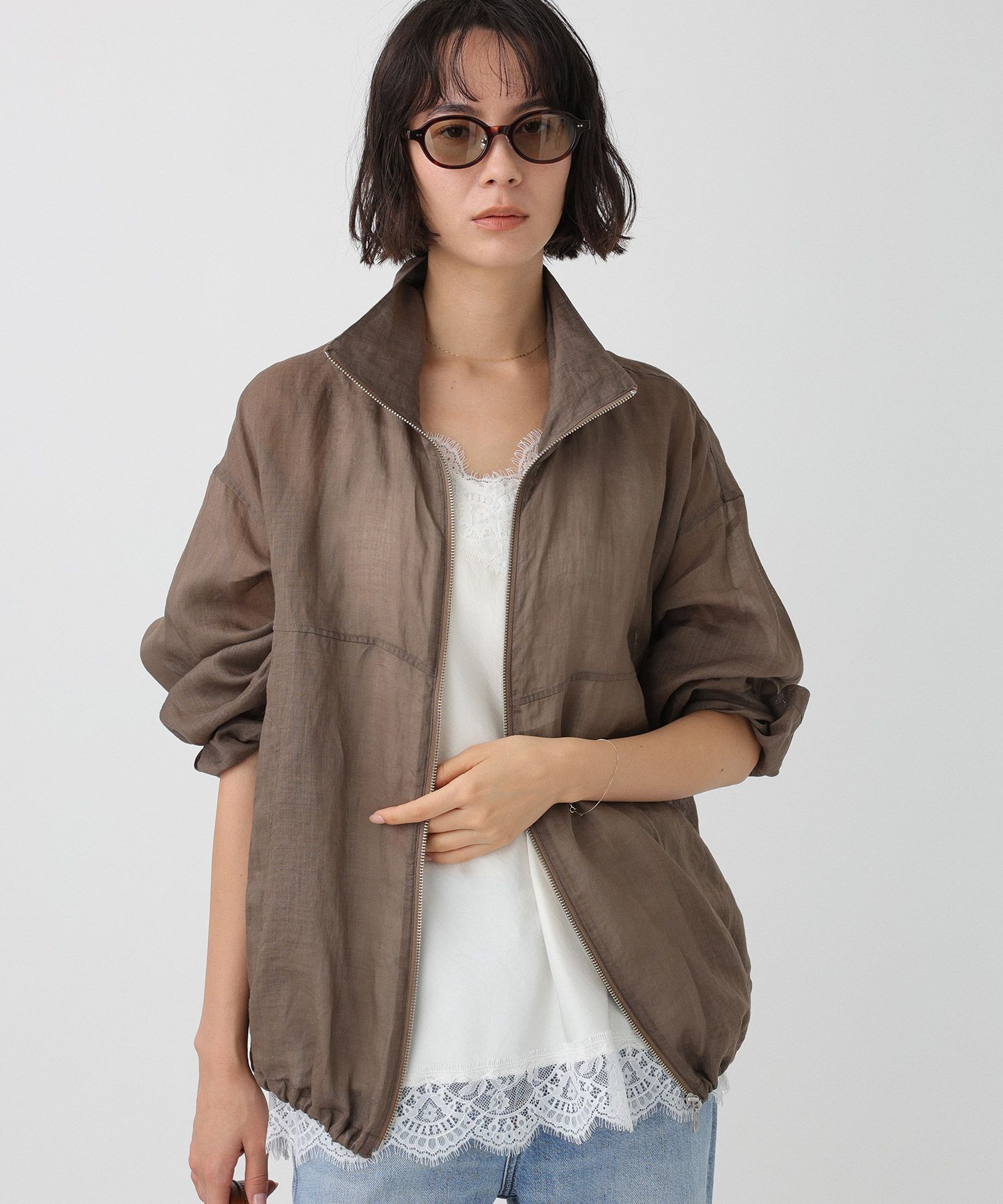 BABYLONE「【一部カラーWEB限定】ラミージップブルゾン」|ブルゾン・スタジャン|ﾌﾞﾗｳﾝ