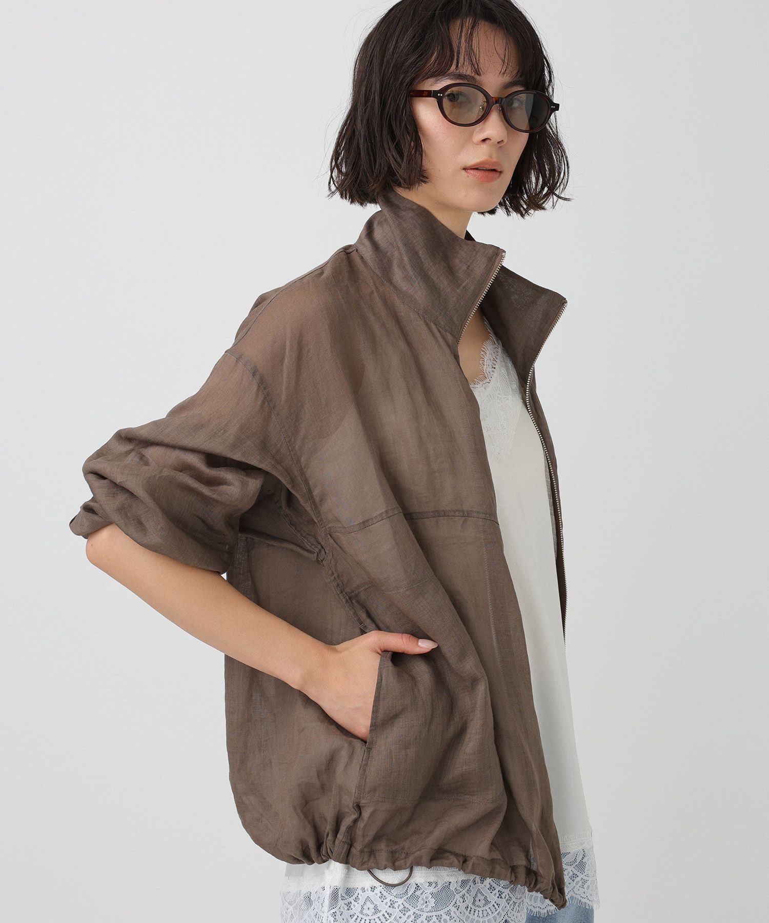 BABYLONE「【一部カラーWEB限定】ラミージップブルゾン」|ブルゾン・スタジャン|