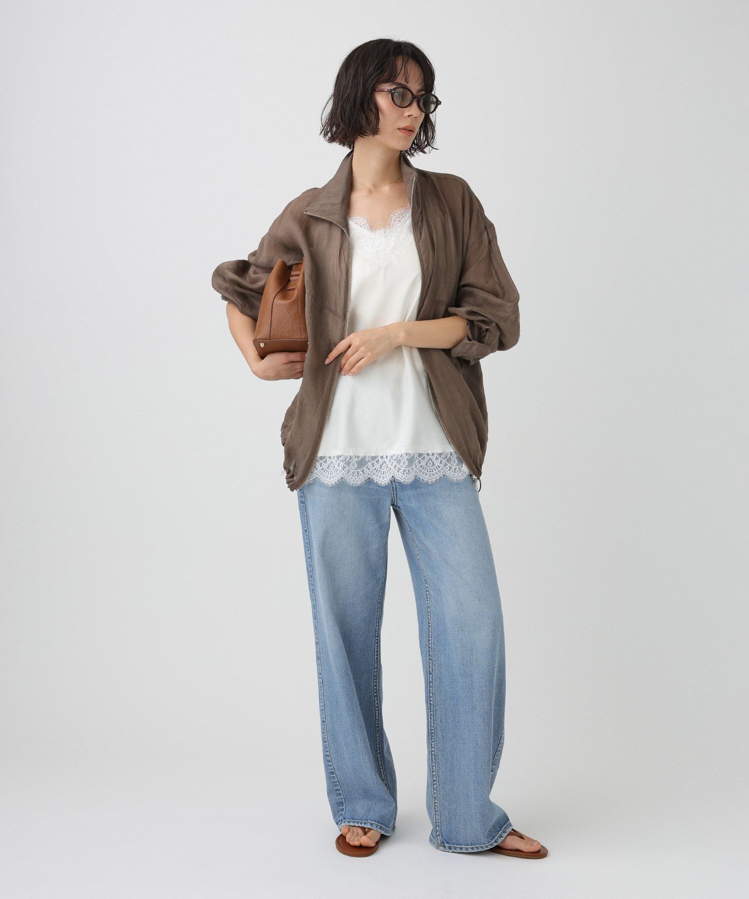 BABYLONE「【一部カラーWEB限定】ラミージップブルゾン」|ブルゾン・スタジャン|