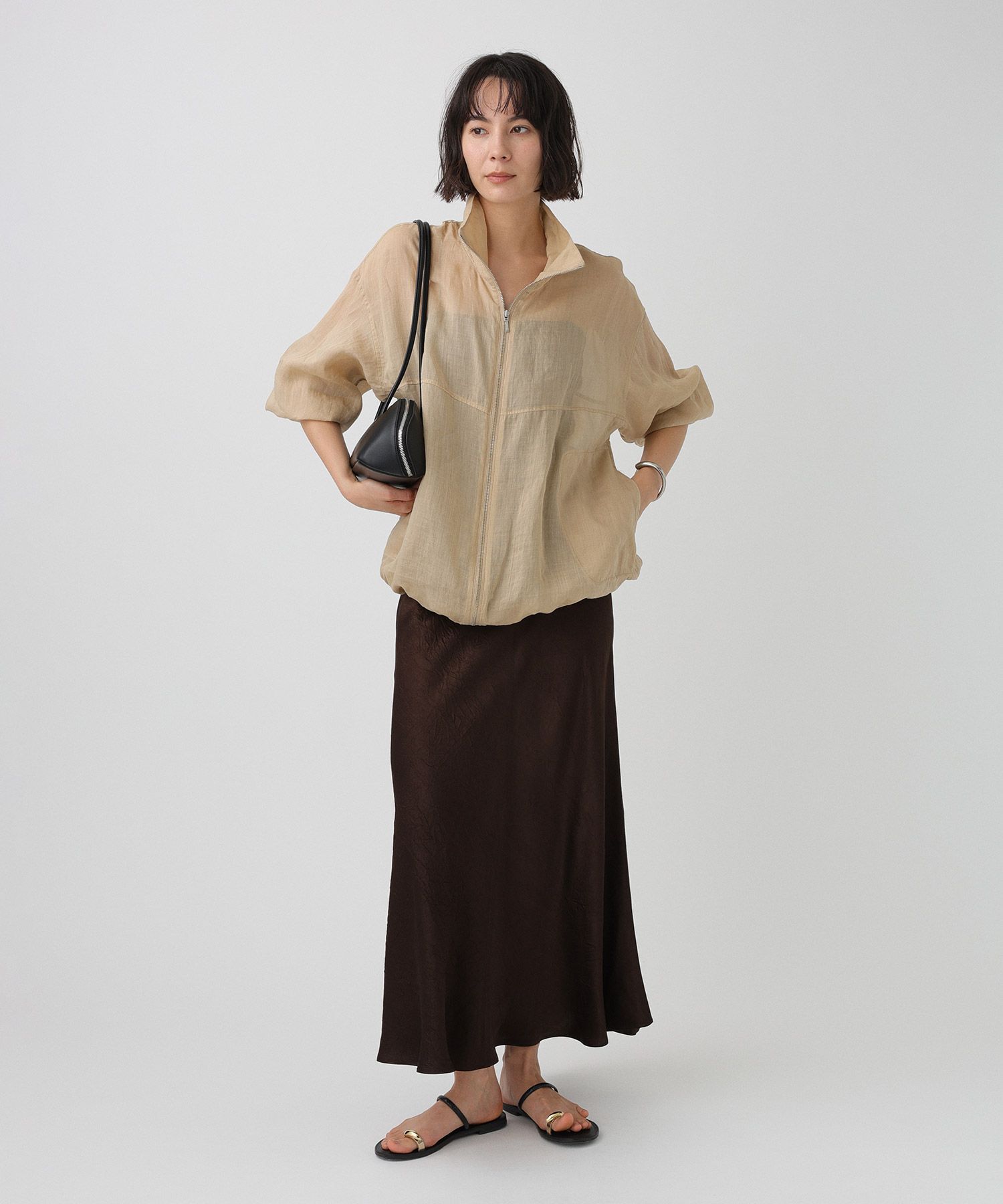 BABYLONE「【一部カラーWEB限定】ラミージップブルゾン」|ブルゾン・スタジャン|