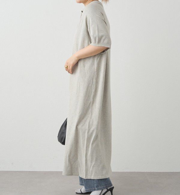  「ニットポロワンピース」|ワンピース|