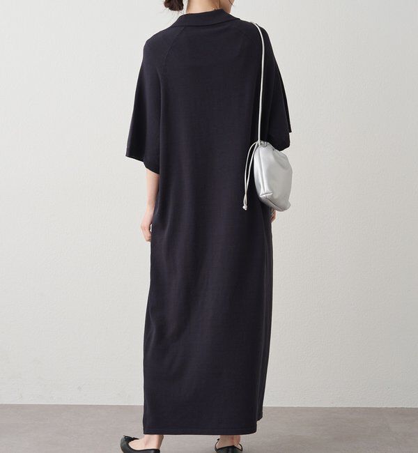  「ニットポロワンピース」|ワンピース|