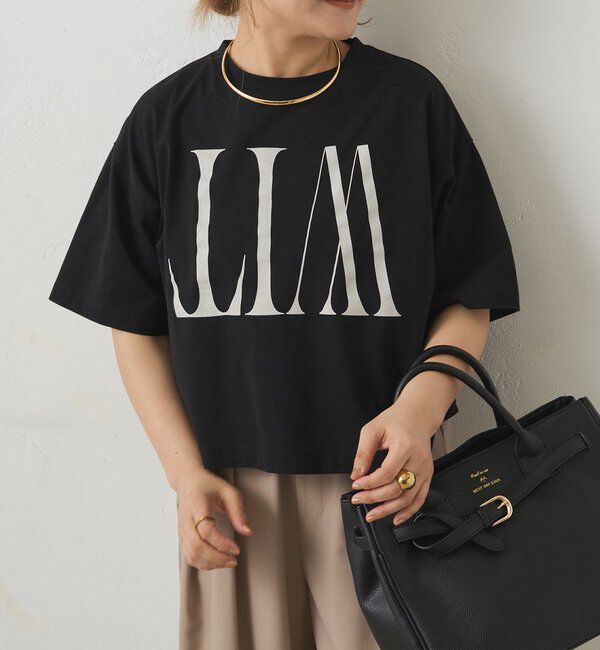  「【新色登場/WEB限定】リバースロゴTシャツ」|プルオーバー|ブラック